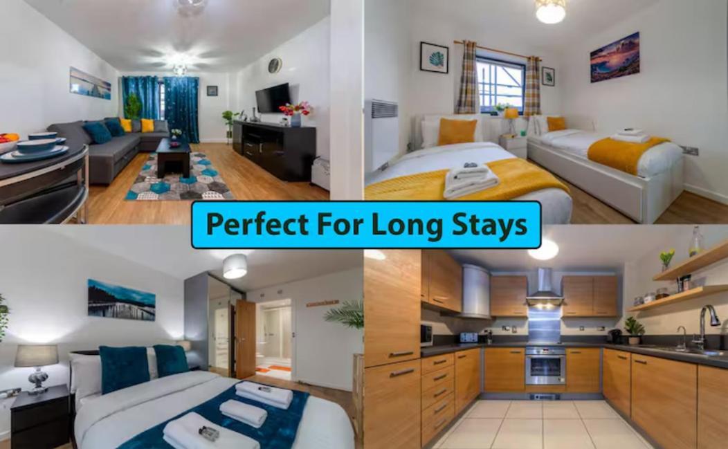Perfect For Long Business & Family Guests! Parking Stratford Sleeps 6 Guests! Wifi & Netflix Apartamento Londres